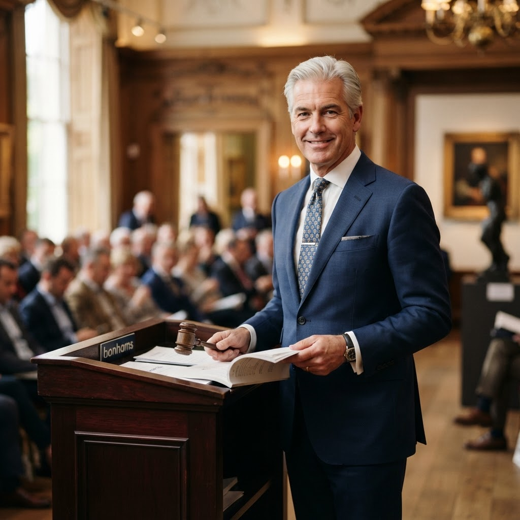 Edward Colburn, principal auctioneer of Colburn Auctions